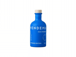 This is Vendema Mykonos high polyphenol extra virgin olive oil 100 ml blue bottle